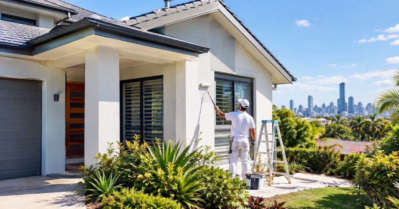 Exterior house painting services