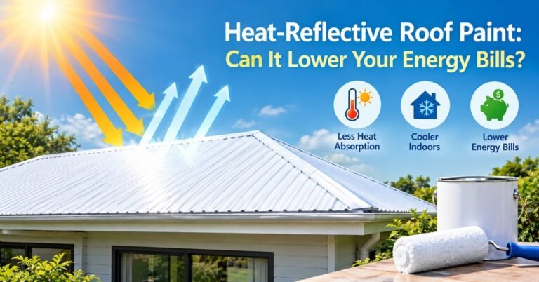 Heat-reflective roof paint