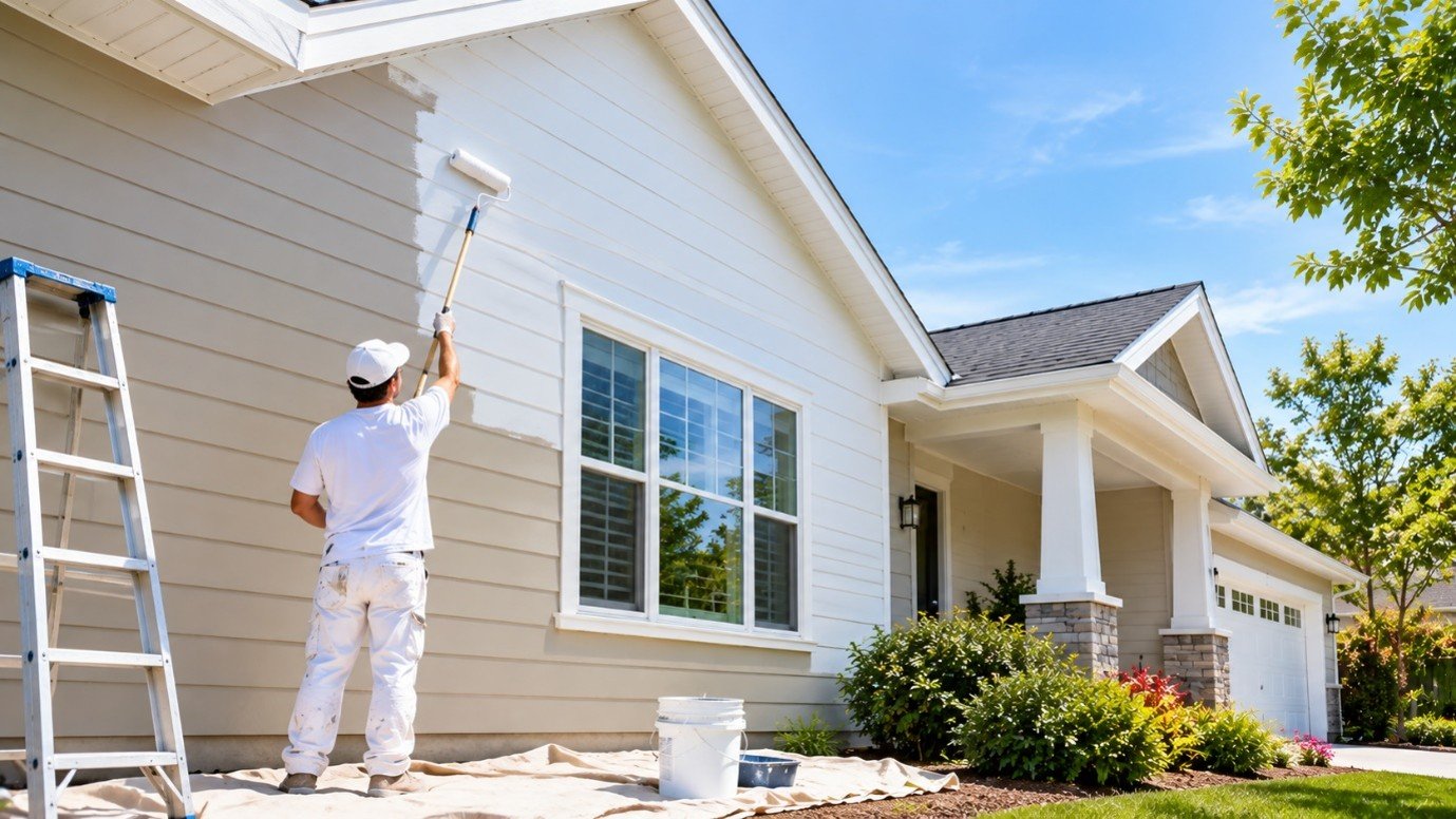 Exterior house painting