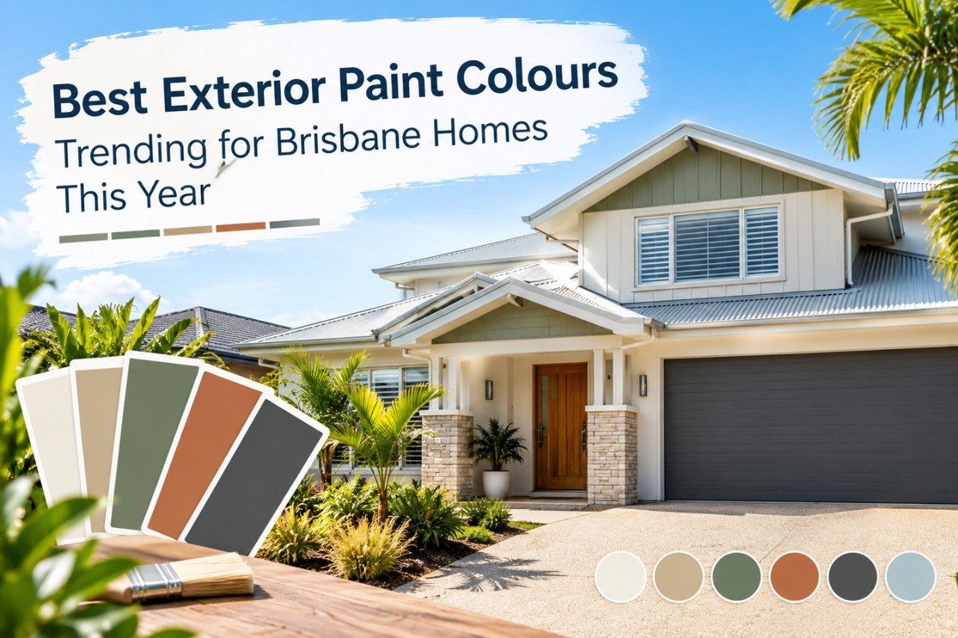 Best exterior paint colours for Brisbane homes this year